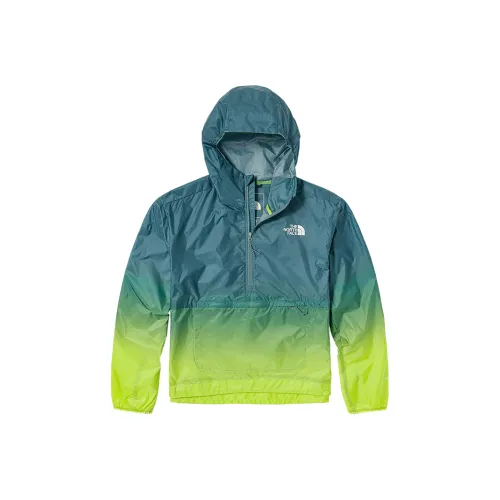 THE NORTH FACE Водонепроницаемый и Ветрозащитный Защита от UV Женская Синий Зеленый