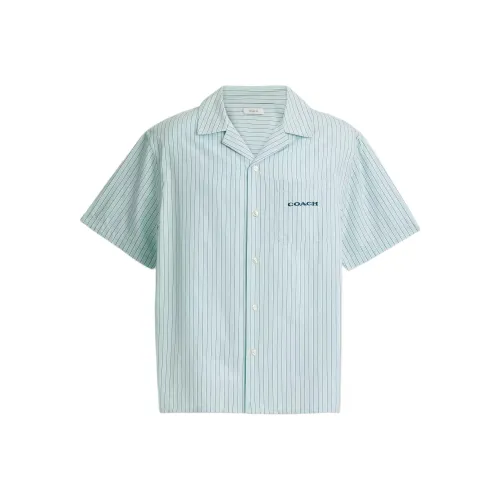COACH Мятные Мужские Рубашки