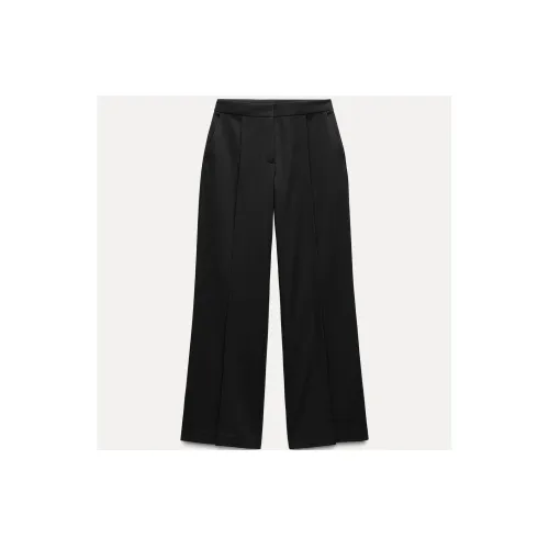 ZARA Черные Женские Повседневные Брюки