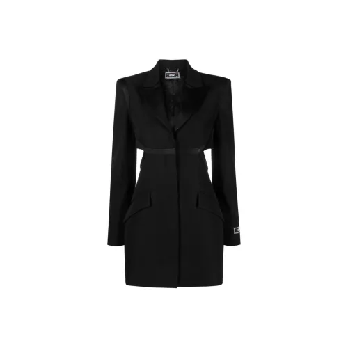 VERSACE Бизнес костюм пальто женское черное