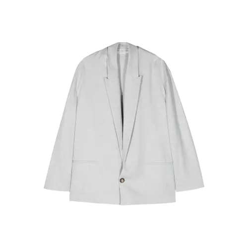 PHILOSOPHY DI LORENZO SERAFINI SS24 Бизнес-костюм Пальто Женское Небесно-голубой