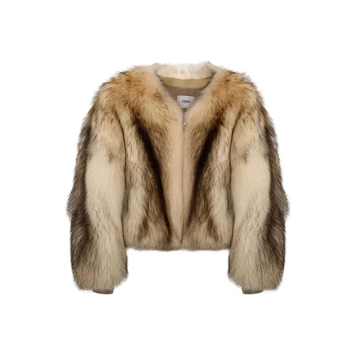 Coco Limited Американский Енот Собака Женские Меховые изделия