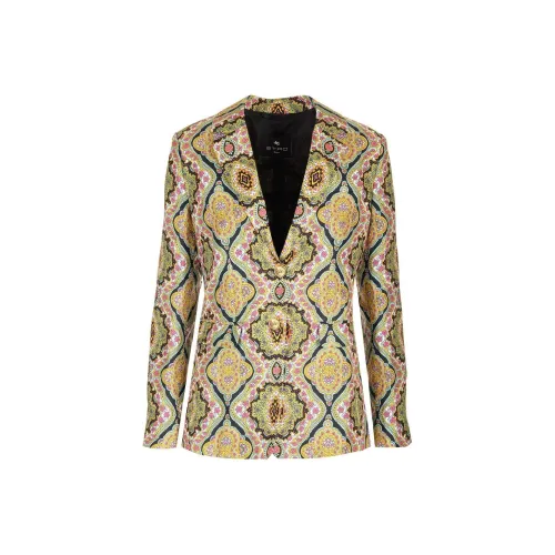 ETRO Желтые Женские Деловые Костюмы