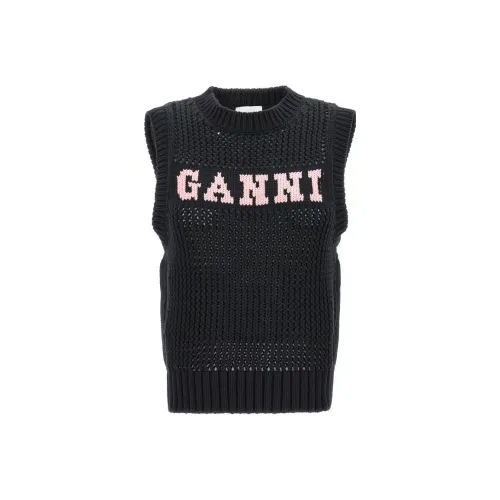 GANNI Черные Женские Жилеты