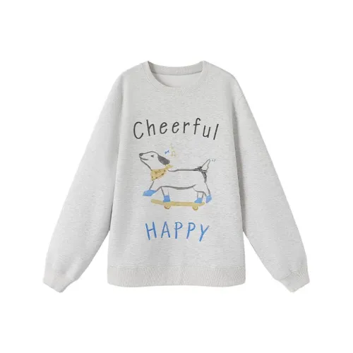 SHIRAN Толстовка Женская Светло-Серый Фотиния