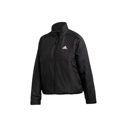 Adidas Черные Женские Объемные Куртки (Пуфы)