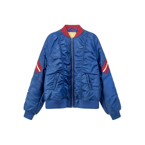 NO ONE ELSE Хлопковый пуховик унисекс темно-синий