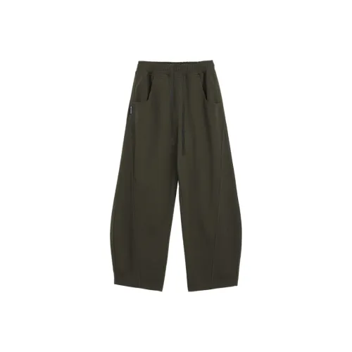 Розовые Повседневные Брюки Женские Зеленые