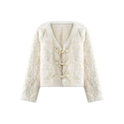 THE SEA LIFE Укороченная куртка женский миндально-белый