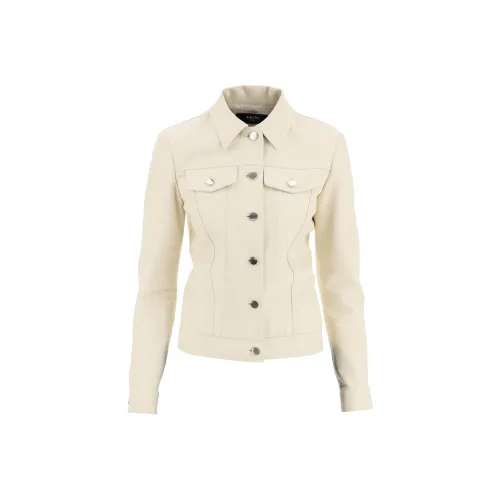 AMIRI Белые Женские Кожаные Куртки