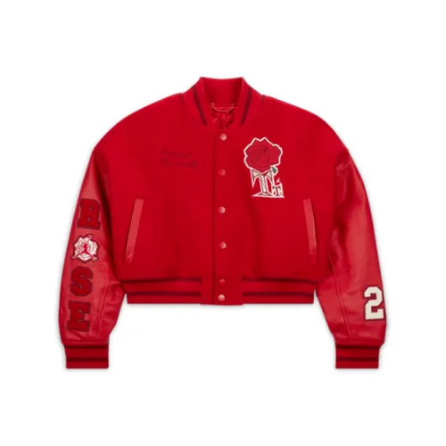 Джордан X Teyana Taylor Co серия красные женские короткие пальто