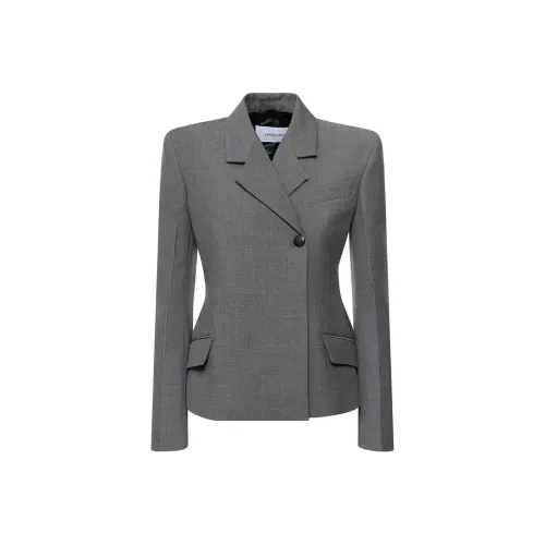 FERRAGAMO Бизнес-костюм Пальто Женское Серое