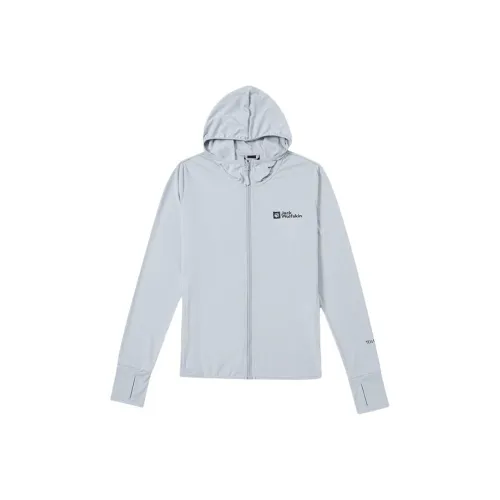 JACK WOLFSKIN Серебристо-серый Женская одежда с защитой от УФ-лучей