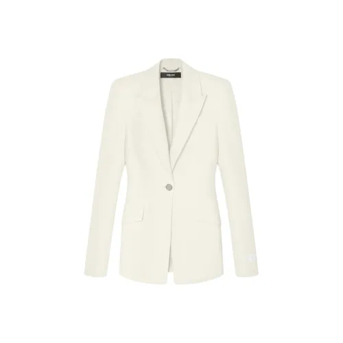 VERSACE SS24 Бизнес Костюм Пальто Женское Цвет Слоновая кость