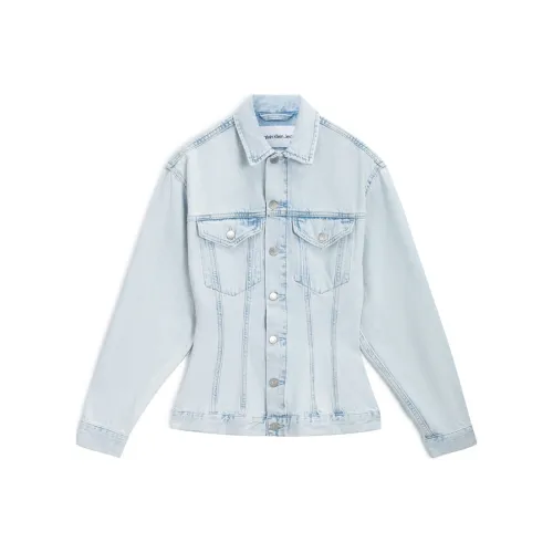 CALVIN KLEIN Denim Jacket Women's Blue