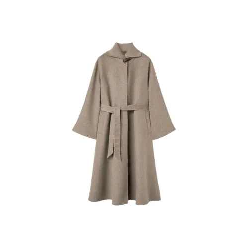 Loro Piana Серое Женское Пальто