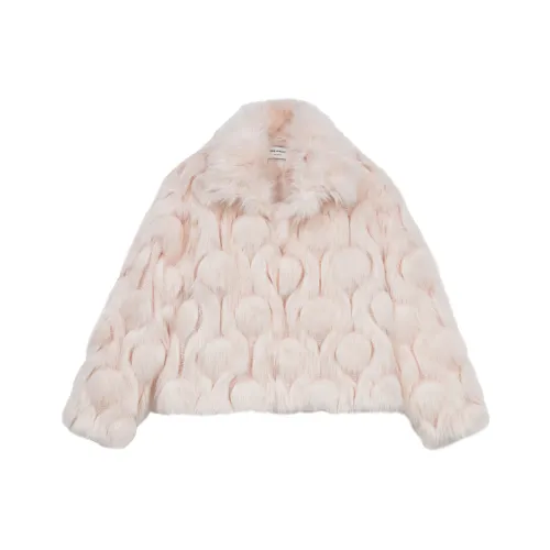 VANN VALRENCÉ Розовый Женские Меховые изделия