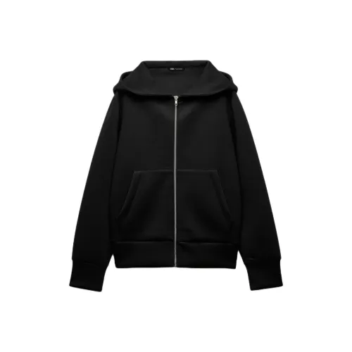 ZARA Черные Женские Свитшоты