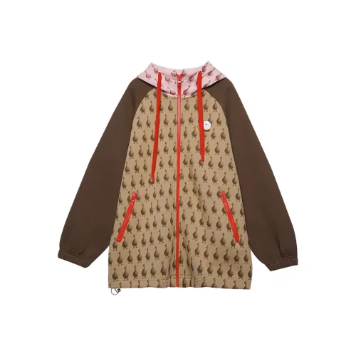 MUGUOGUOMU Cropped Coat Women's Khaki MUGUOGUOMU Укороченное пальто женское хаки