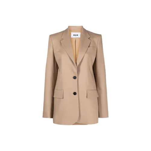 MSGM Бизнес-костюм женский песочно-бежевый