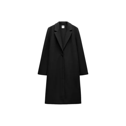 ZARA Черное Женское Пальто