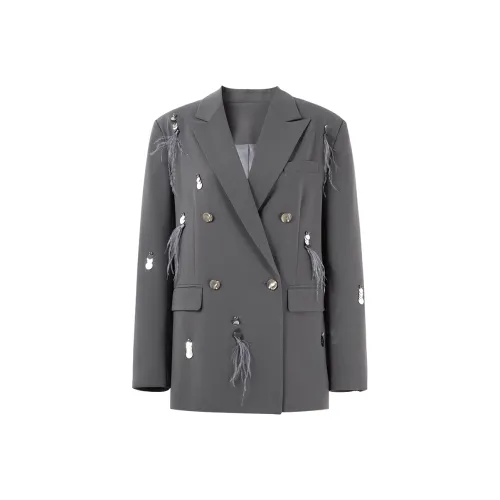 COCOON Бизнес-костюм женский светло-серый