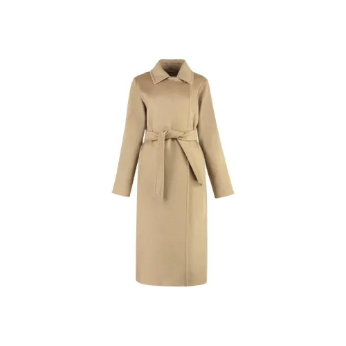 MaxMara Бежевое Женское Пальто