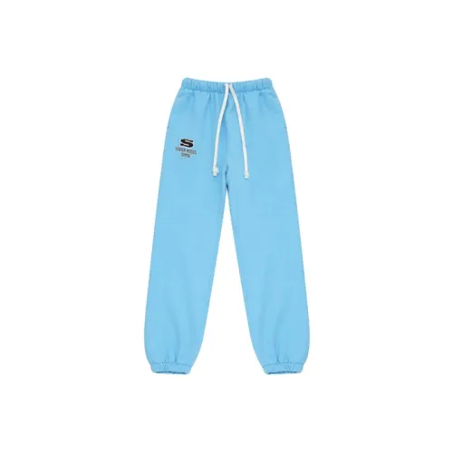 SMFK Небесно-голубые Женские Вязаные Тренировочные Брюки
