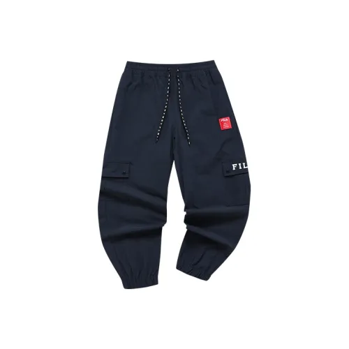 FILA MIHARA YASUHIRO Collaboration Collection Темный Abyss Синий Женские Повседневные Брюки