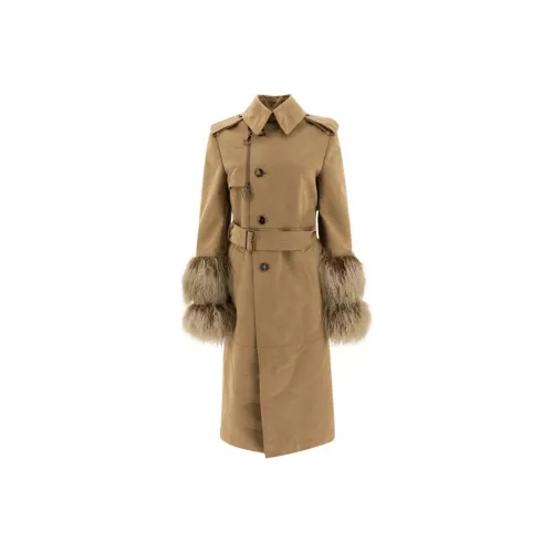 Burberry Хаки Женское Пальто