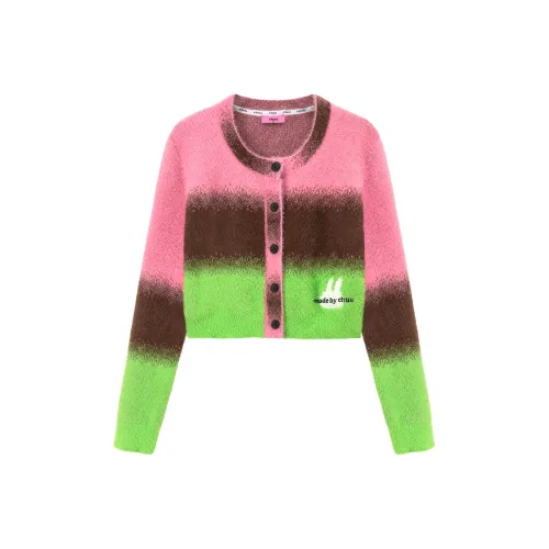 CHUU Радуга Женское короткое пальто