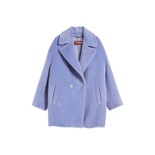 MaxMara Пальто Женское Светло-Синий