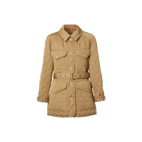 Burberry Пуховик Женский Архив Бежевый
