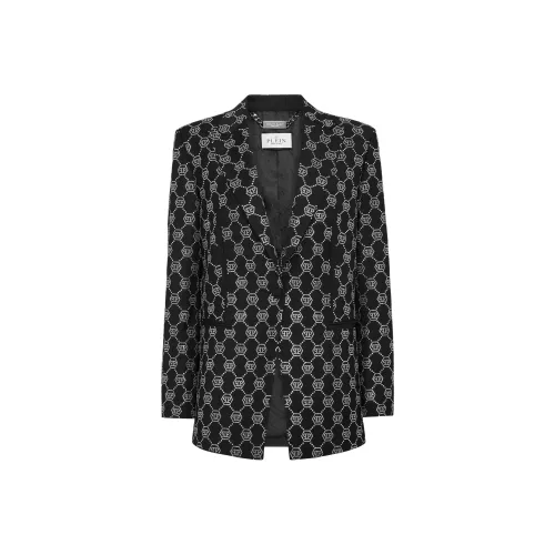 PHILIPP PLEIN Бизнес-костюм пальто женское черное