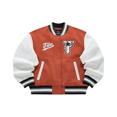 FILA FUSION Пуховая куртка Женская Настольный теннис Апельсин