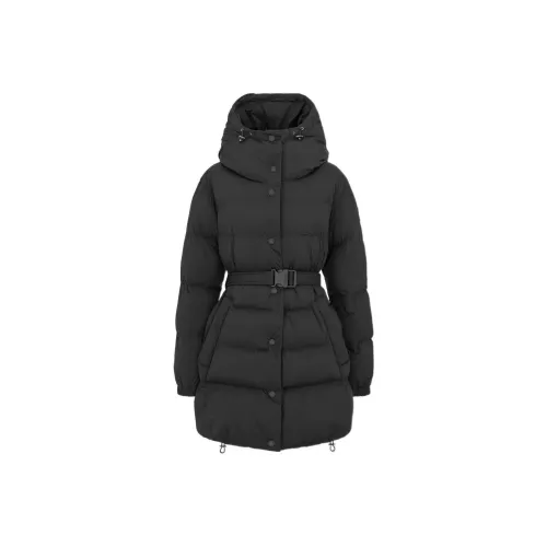 DIOR Хлопковый пуховик Пальто Женское Черное