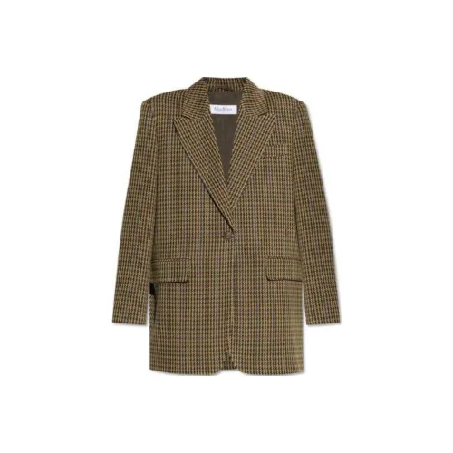 MaxMara Бизнес-костюм пальто женское желтое