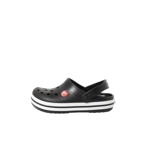 Crocs Crocband Slip-Resistant Низкие Топы Детские Сандалии Черные Детские
