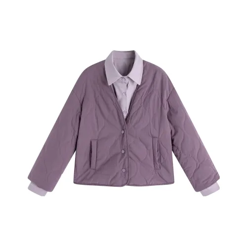 XINIERHUAN Фиолетовый Женские пуховики