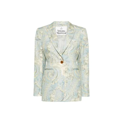 Vivienne Westwood SS24 Бизнес Костюм Пальто Женское Многоцветное