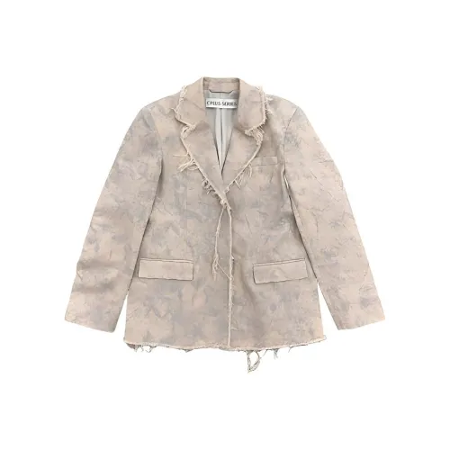 CPLUS SERIES SS24 Denim Jacket Женская Смешанный Цвет