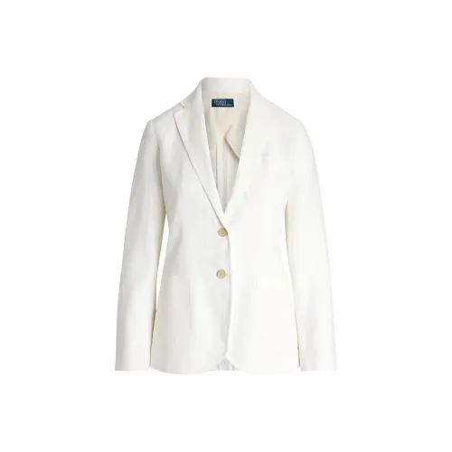 Polo Ralph Lauren SS24 Бизнес Костюм Пальто Женское Белое