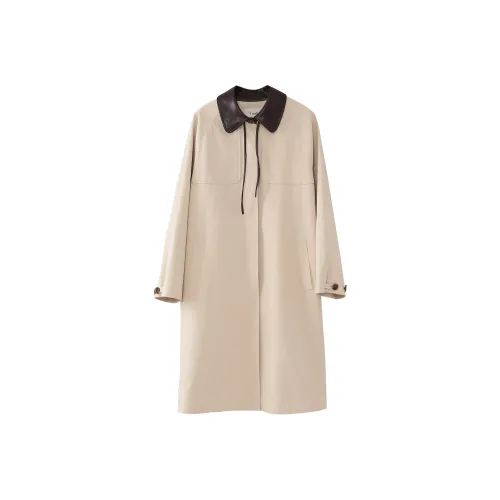 Fstudio Тренчкот Женский Светлый Кофейный