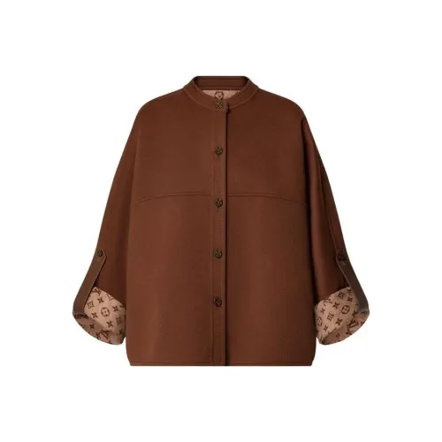 LOUIS VUITTON Пальто Женское Коричневое