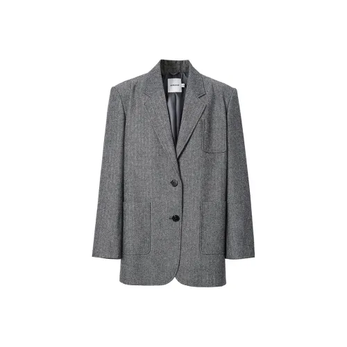 Hopeshow Бизнес-костюм женский черный елочка