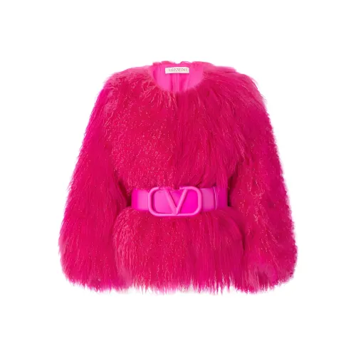 Valentino Розовый Женские меховые изделия