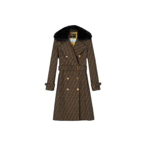 VERSACE Коричневый Женский Тренч