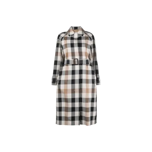 MaxMara Женский тренч черно-серого цвета