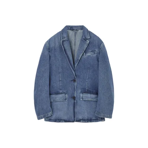 COS Синий Женские Офисные Костюмы