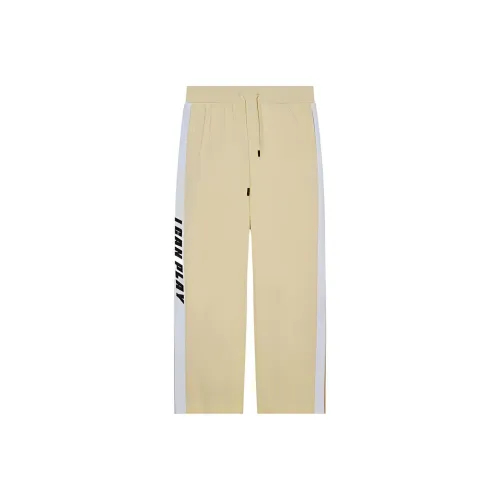 PEAK Вязаные тренировочные брюки женские ярко-желтые